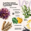 Multimineral Sea Moss Glow Gummies 3000 Mg Irish Seamoss for Immunity Thyroid Health Skin Detox Cleanse Gummies with Black Seed Oil Bladderwrack Ashwa